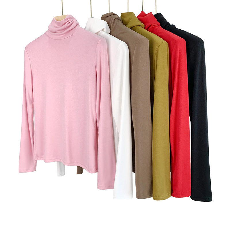 Soft base body-friendly spring solid color colored long-sleeve