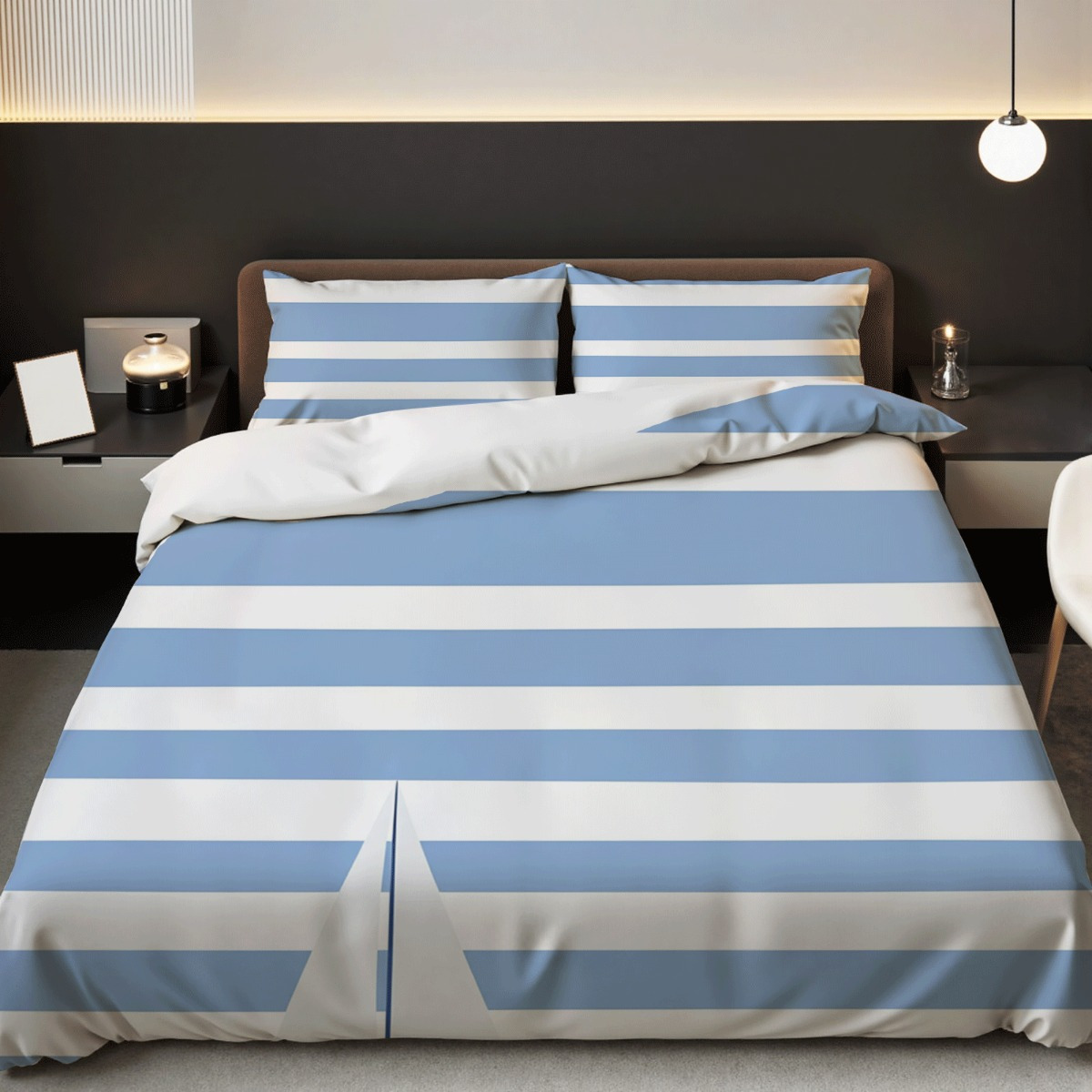 Texteles caseros abrasivos impresión digital piel-profiliable edredón kit de barco flácida mano fábrica de fuente TEMU / JIT Nordic