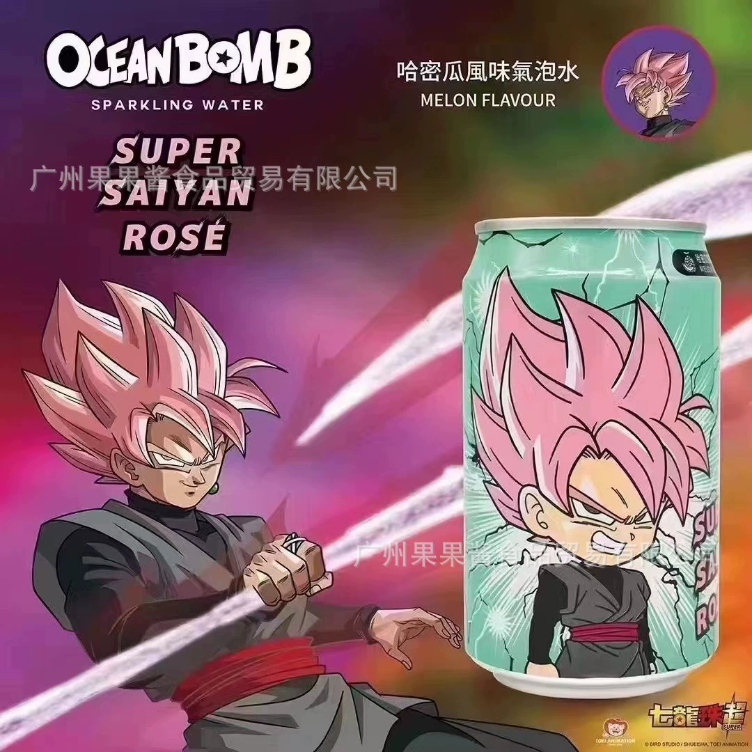 Импортированный из Тайваня Dragon Ball Семь драконьи локомотив фильм издание фруктовая сода аниме мультфильм 330мл