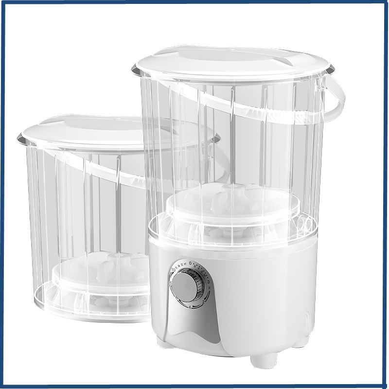 110V American Standard Split-Bucket Washing Machine for Baby Clothes, Underwear, and Intimates, Integrated Washing and Drying Machine, Mini Washing Machine