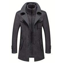 V 73910 Men's Wool Overcoat Double Collar ��ʿ˫��ë�ش���