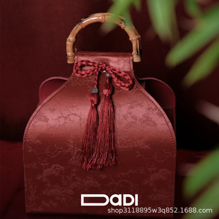 Chinese Style High-end Egg Gift Box Accompanying Gift Handbag Gift High-end Light Luxury Gift Box Gift Box Empty Box
