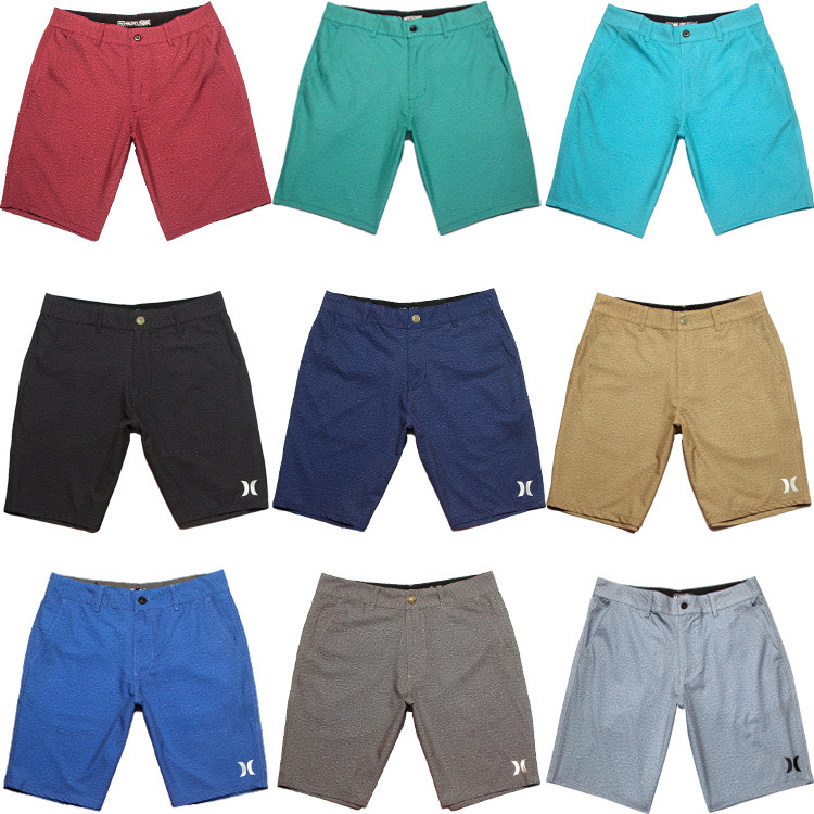 Quiksilver Beach Trunks Men Summer Casual Pants Stretch Quick Dry Beach Surfing Outdoor Sports Shorts