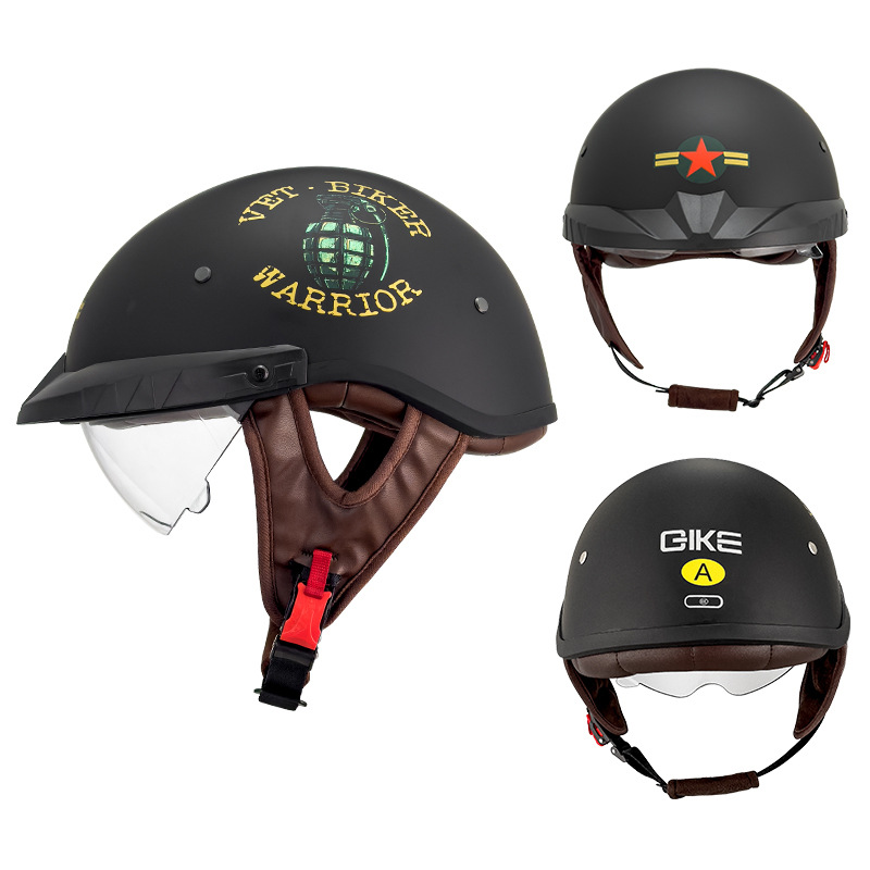 Casco de motocicleta Halle Halle Halle Helmet 3C/DOT certificado batería eléctrica coche casco de seguridad hombres y mujeres casco de ciclismo de verano