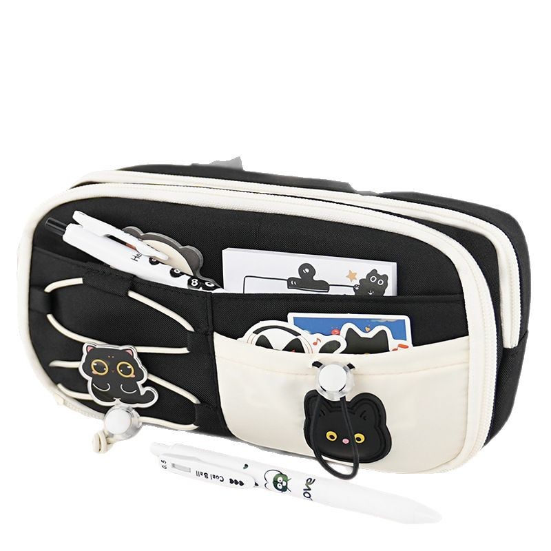 Nuevo estuche para lápices lindo estuche de papelería de gran capacidad estuche de papelería multifuncional de alto valor estuche para lápices de papelería multicapa