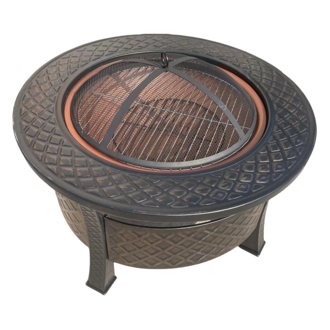 Horno de jardín, estufa, horno de té y barbacoa, parrilla al aire libre, mesa de barbacoa, estufa de calefacción interior, parrilla de barbacoa doméstica