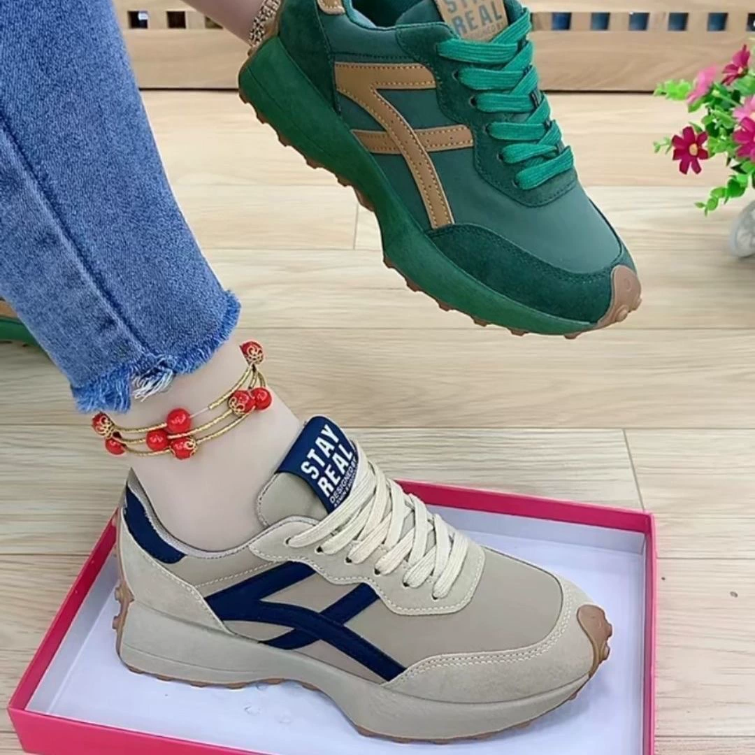 Маленькая женская обувь на талии 2025 новая модная обувь на толстой подошве