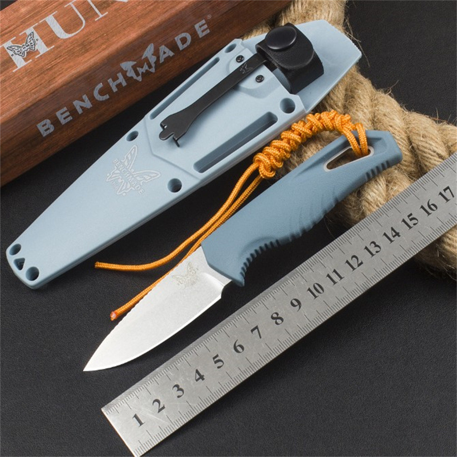 跨境Benchmade Intersect18050户外直刀野营求生小刀高硬度锋利