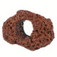 Water plants fixed planting red perforated volcanic stone large planting ring fish tank landscape decoration base drilling