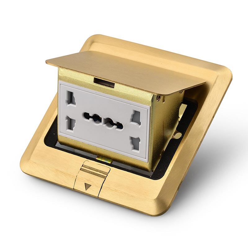 Сверло/Резьба? Нет. Translate: Ground socket all -copper invisible waterproof multi -functional home multi -functional six -hole floor ground cutting cutting plate