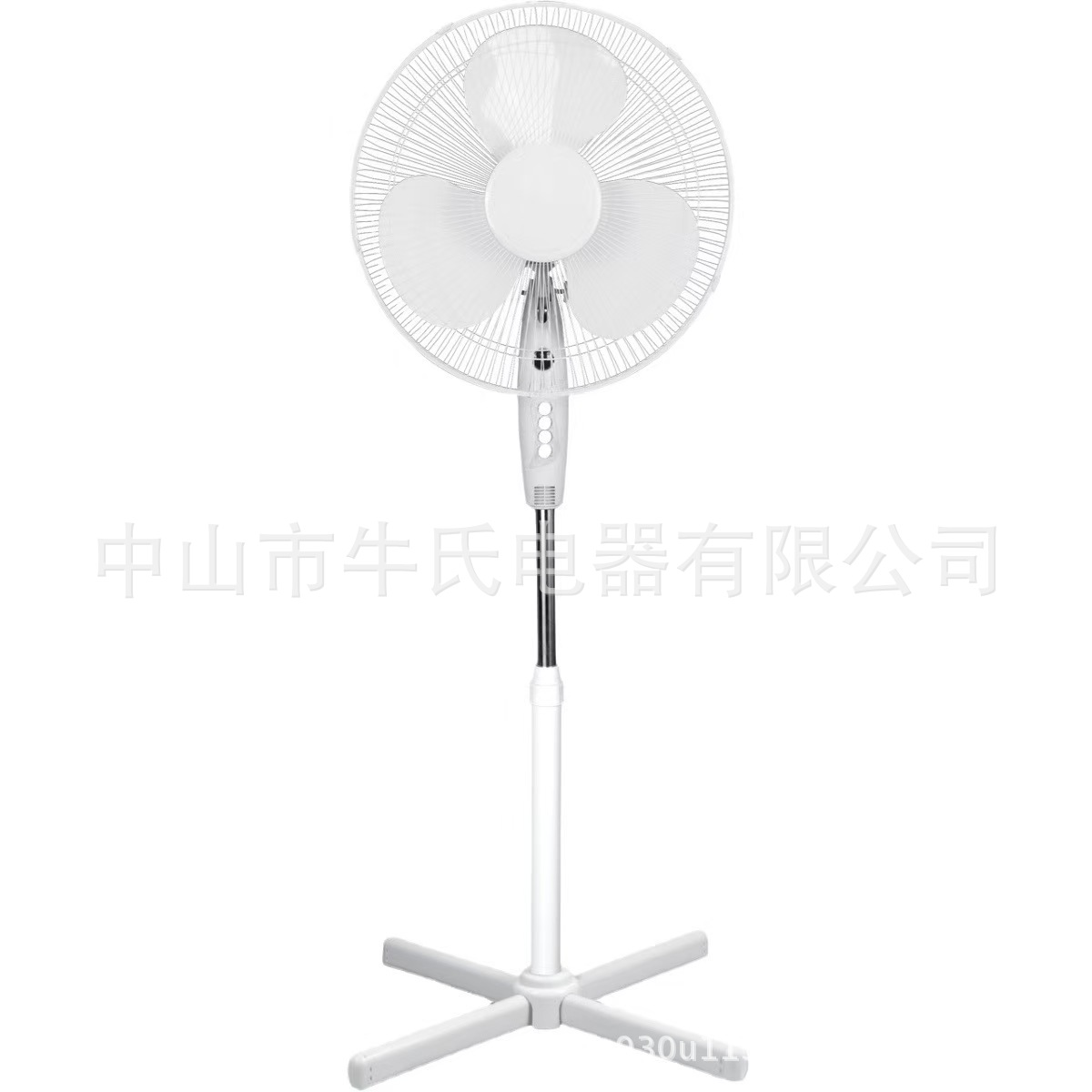 Fábrica de fuente de ventilador de piso de 16 pulgadas Euro 220V gran ventilador de base cruzada de viento ventilador eléctrico de venta caliente de ventilador de 16 "
