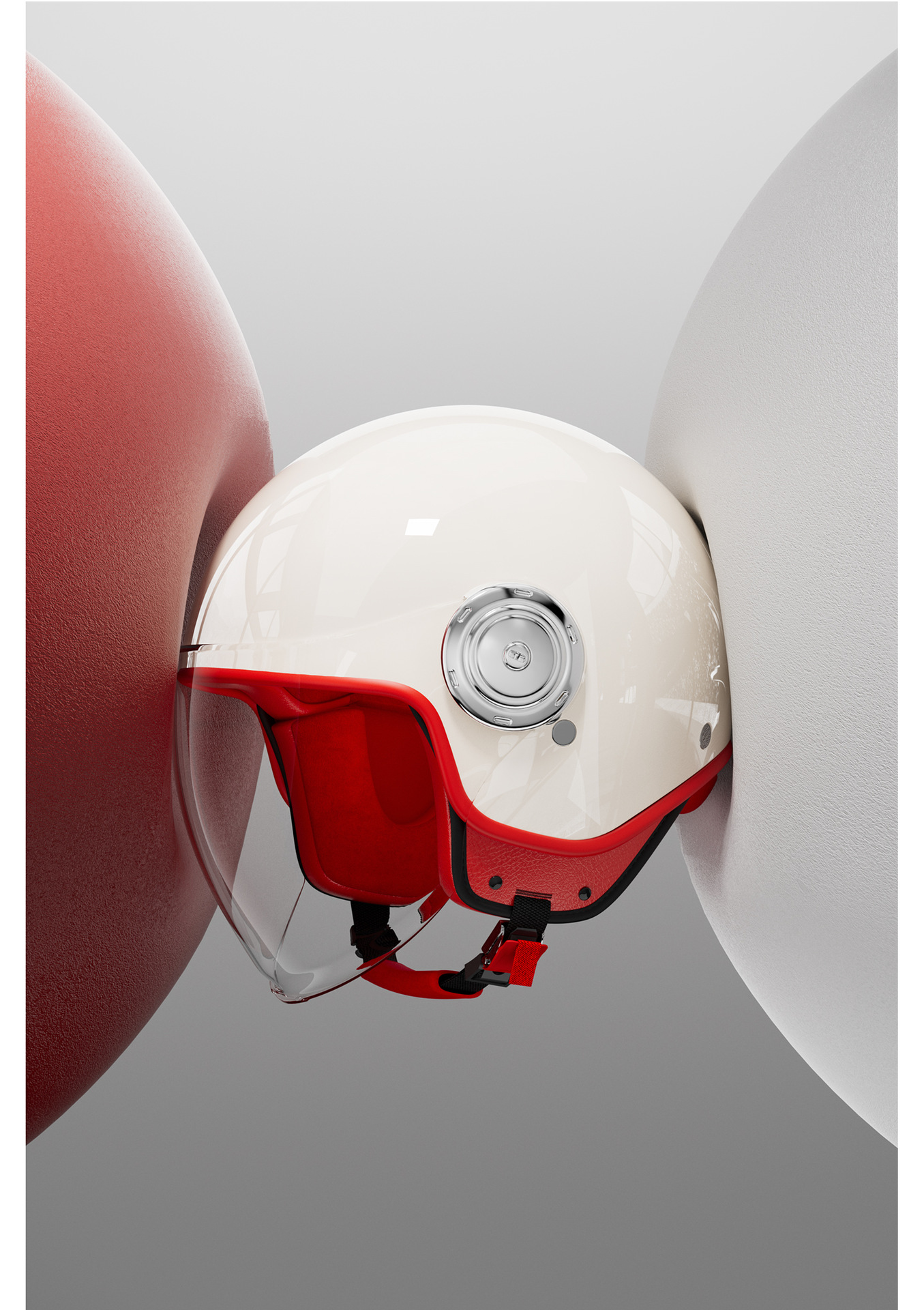 Cable Helmet Electric Vehicle Women's Winter Warm Motorcycle Full-Face Helmet Men's Retro 3C Certified Safety Helmet Cute