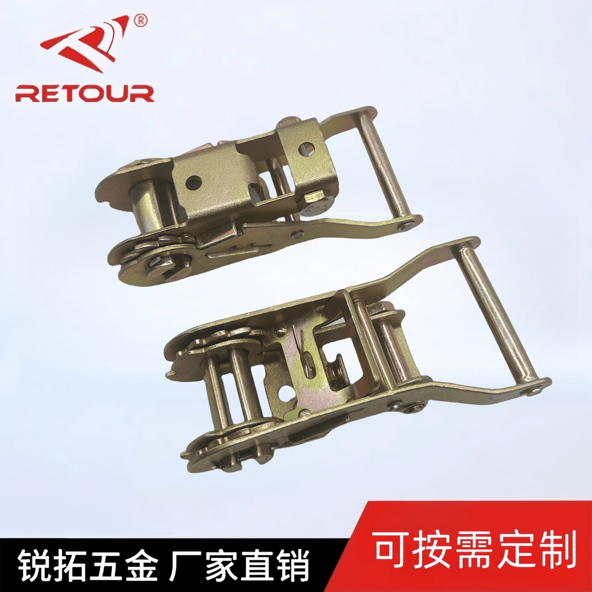 1寸拉紧器 棘轮拉紧器 收紧器 紧绳器卡头 捆绑带配件 25mm拉紧器