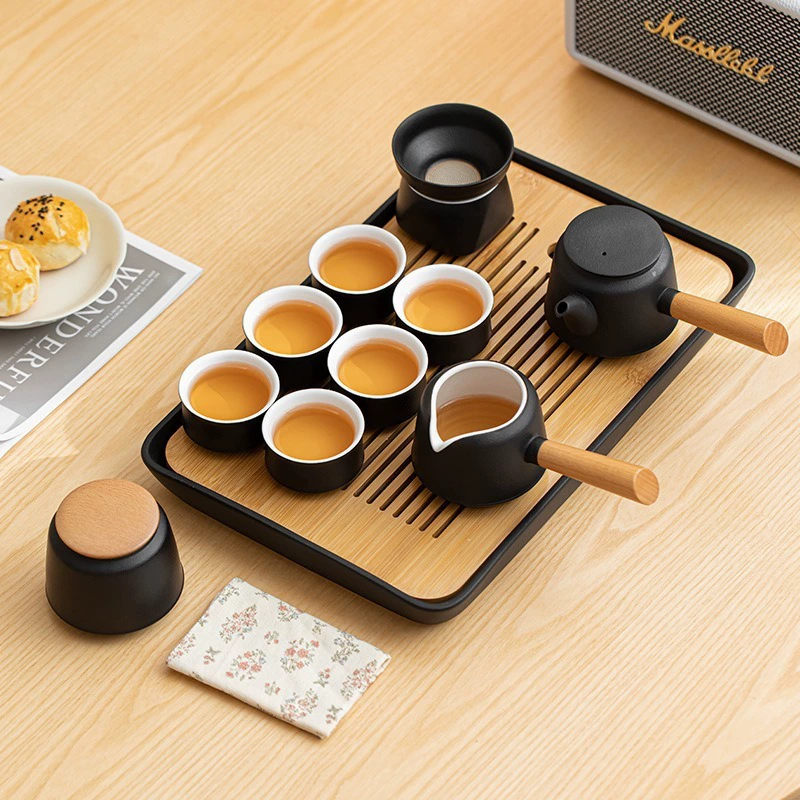 Handheld tea set for traveling, teapot, tea cup, wholesale, Birthday gift