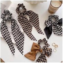 东大门布艺蝴蝶结大肠发圈时尚百搭气质扎发头绳高级感头饰发饰女