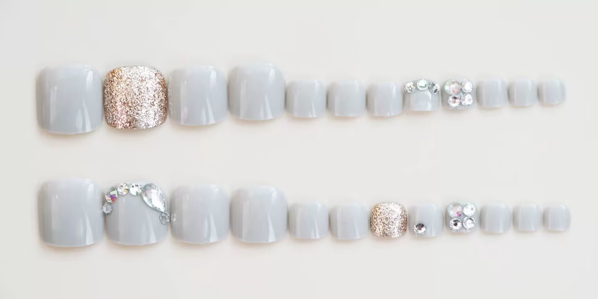 Puro deseo viento desgaste uñas pieza de uñas pegatina de uñas dedo del pie pieza de uñas acabado clavo blanco parche de uñas