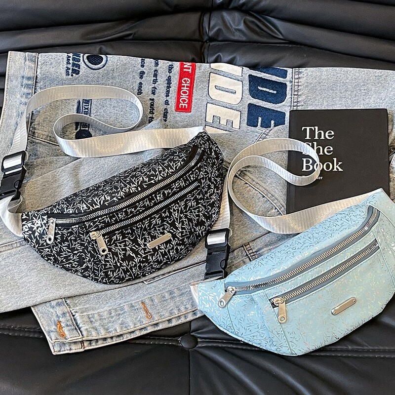 Women's Summer Bag, New Waist Bag Style, Trendy Beach Nightclub Street Shooting Small Bag, Street Laser Chest Bag, Fashionable and Versatile Women's Summer Bag, New Waist Bag Style, Trendy Beach Nightclub Street Shooting Small Bag, Street Laser Chest Bag, Fashionable and Versatile