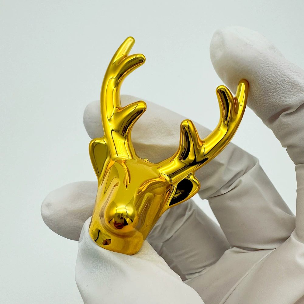 Скандинавская творческая голова лося ремесленный продукт с винтом чашки крышки фруктовой коробки