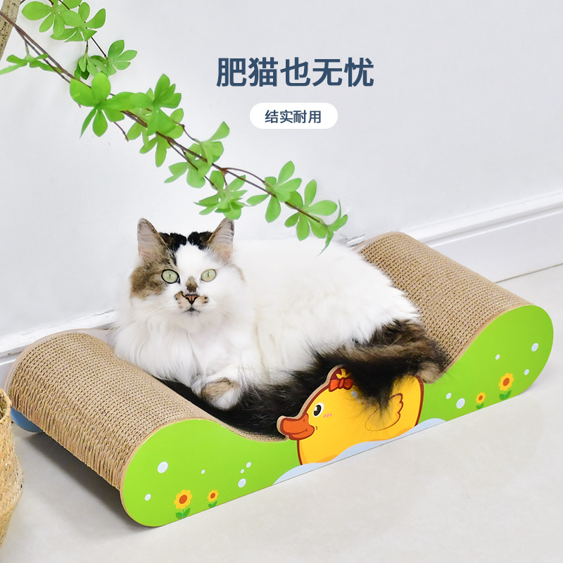 큰 고양이 스크래치 보드 둥지 스크래치 방지 및 연삭 고양이 둥지 통합 고양이 소파 침대 고양이 용