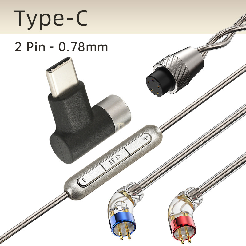 CVJ LS200˫ʶ0.78 mmcx QDCӿڿɻƵͷtypec