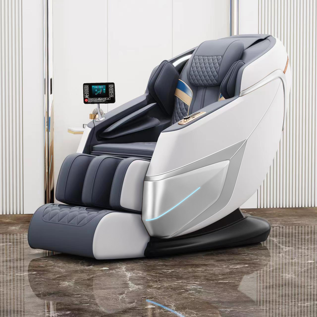 Mini sofá mecánico eléctrico inteligente, silla de lujo, silla de masaje para el hogar, uso corporal completo, asiento de masaje para personas mayores