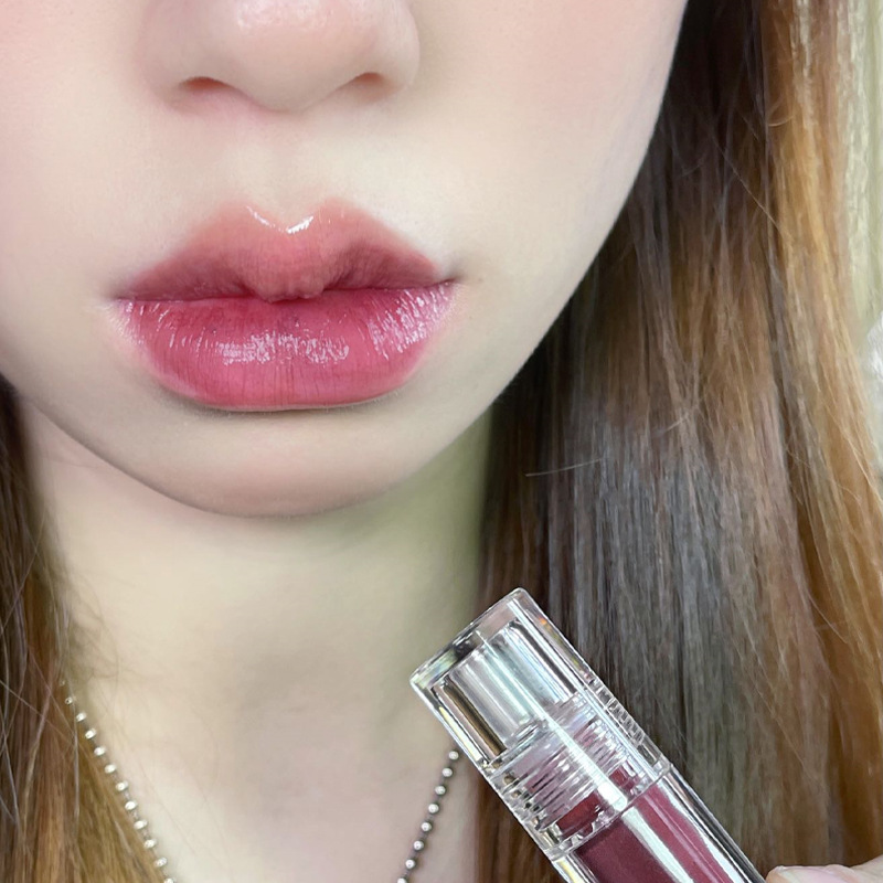 TOOT DODO Lentes cristalinas cero esmalte de labios esmalte de vidrio humectante humectante lápiz labial para mujeres