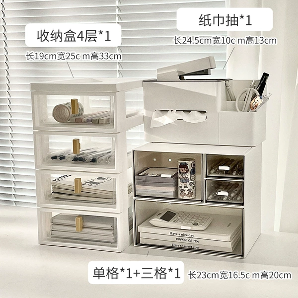 Big white colored paper, wipes, towel, storage system