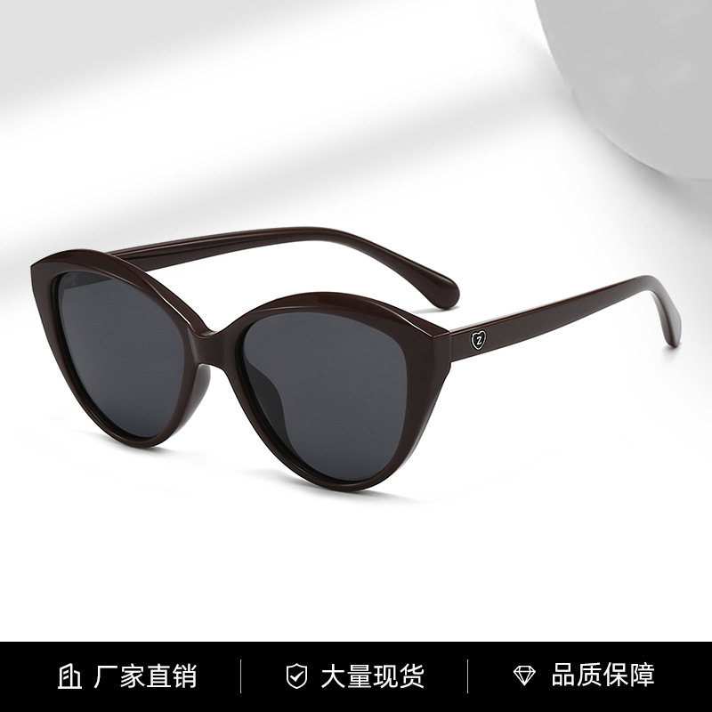 新款猫眼TR偏光墨镜时尚百搭欧美跨境专供防紫外线太阳镜工厂现货