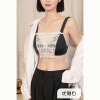 Breast -blocked lace single -layer double -layer anti -running light tube tops covering chest and chest cloth, one piece of anti -leakage light