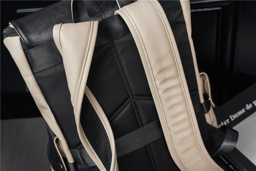 Mens Fashion Backpack Trendy Leisure Travel School Bag For Students_voghion.com