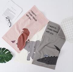 Pure cotton soft and absorbent household adult baby baby bamboo fiber cotton towel baby face wash towel big children's towel