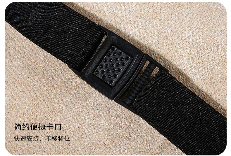 2026 New Cross-Border Hot-Selling Suede Car Seat Cushion Neck Pillow Lumbar Support Rams Breathable Memory Foam Cushion