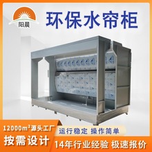 厂家供应喷漆房喷油台水帘除尘柜不锈钢环保型喷漆柜喷雾净化设备