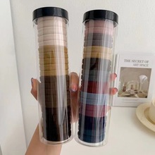 简约气质头绳橡皮筋女扎头高弹力耐用扎头发头饰发绳皮套黑色发圈