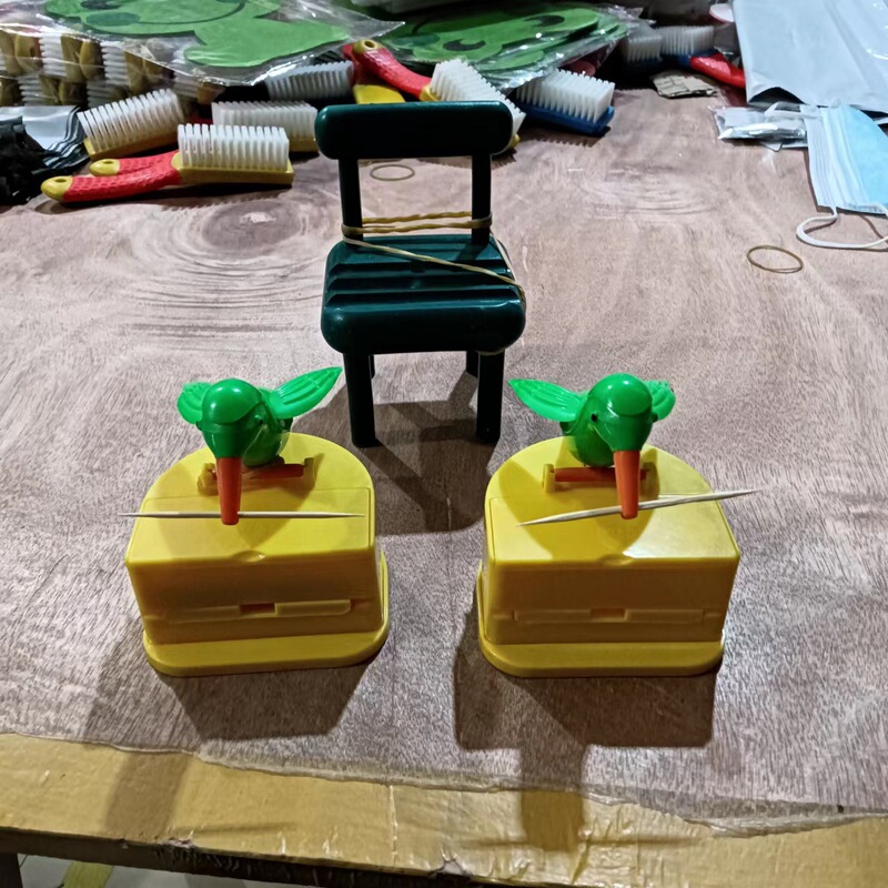 創意知能楊枝缶かわいい小鳥楊枝箱筒押圧式楊枝箱家庭用客間楊枝収納箱|undefined