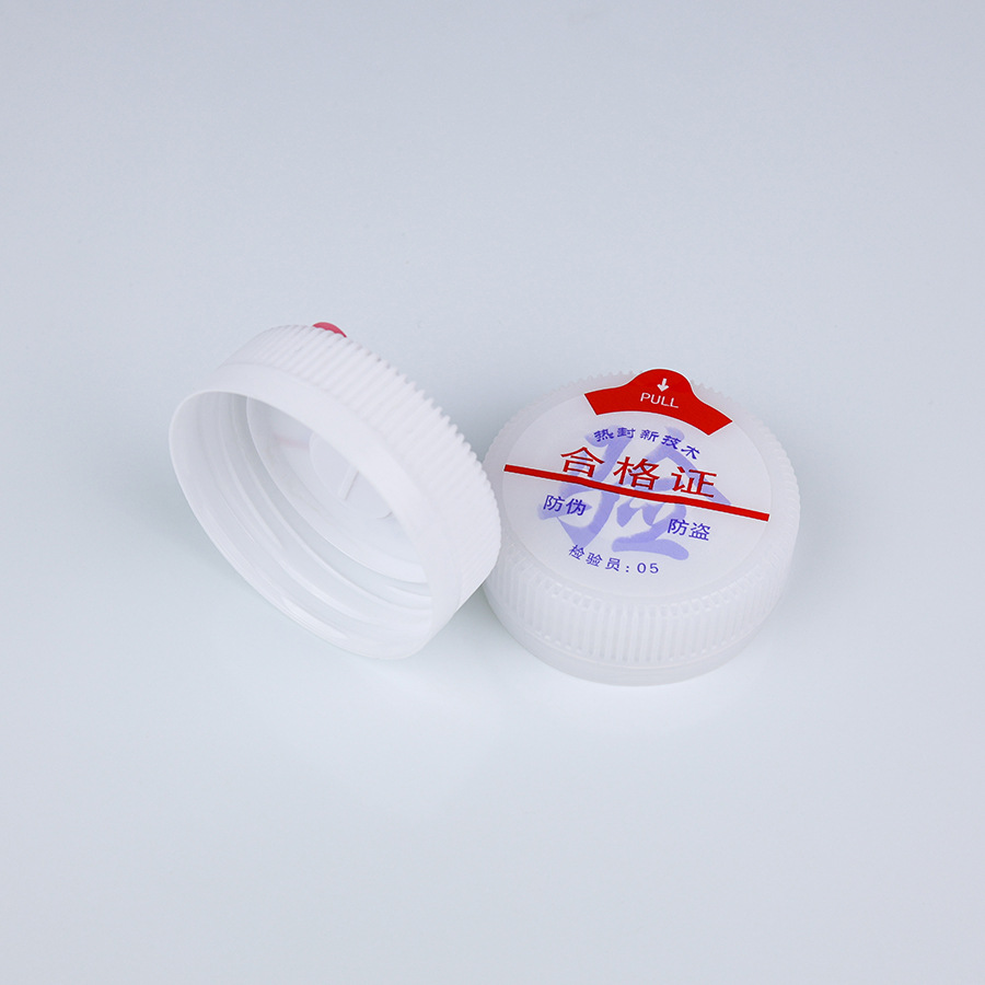 Proveedores al por mayor 55 calibre tapa roscada tapa circular 55MM roscada tapa plástica botella de PE cubierta desechable image 1