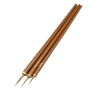 Leaf Tendon Pen Chinese Painting Wolf Hole Gouxi Pen for Adult Students Chinese Painting Gouxi Pen with Large, Medium and Small Three Leaf Tendon Small Brush