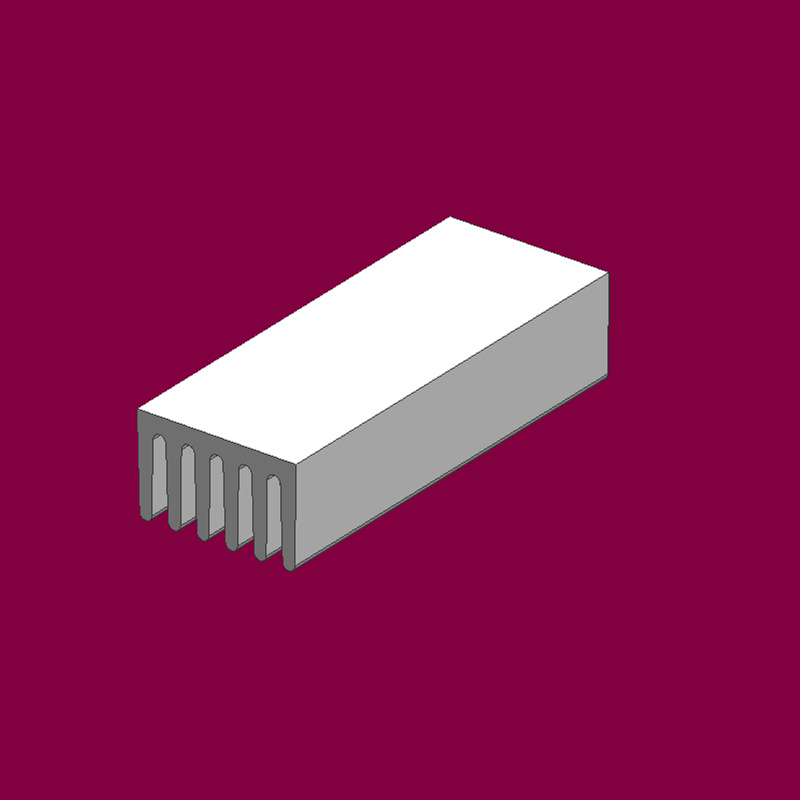 6063散热座铝合金 梳子型氧化散热条铝材 散热系列铝合金型材