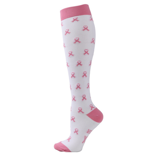 Cross-border sports pressure socks outdoor cycling elastic socks medical socks pink sports socks nurse beauty long socks