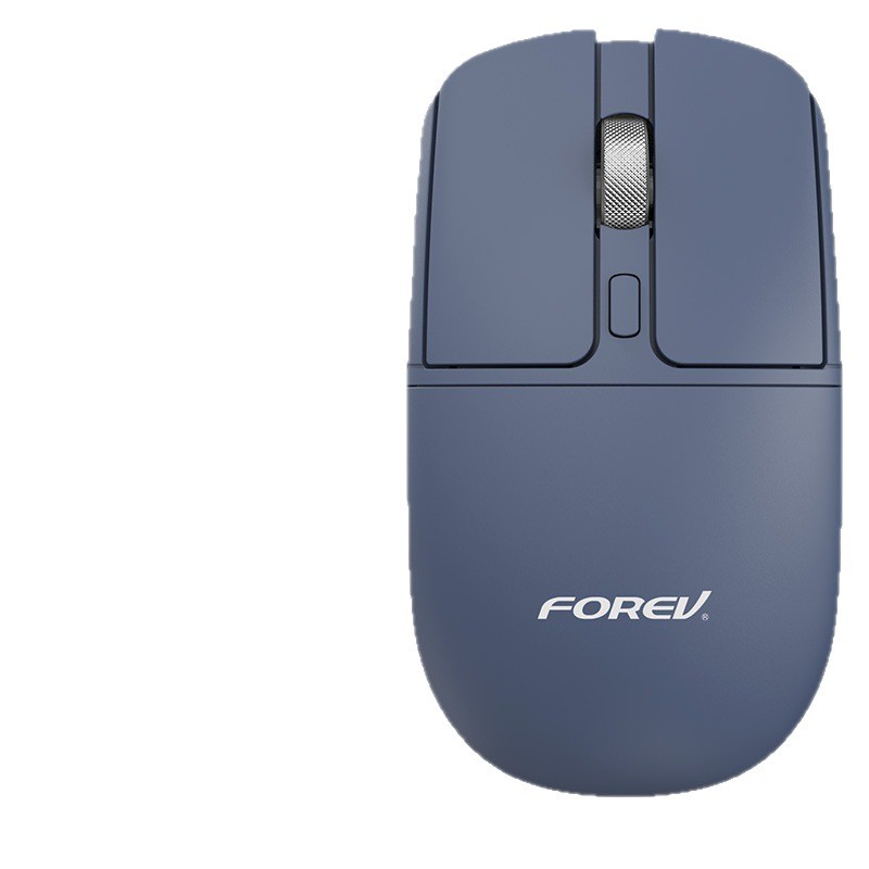 FV-386 Wireless Silent Metal Roller Mouse 2.4G + Bluetooth Dual Mode para computadoras portátiles de escritorio