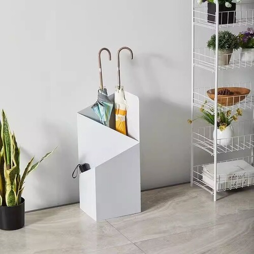 Nordic household umbrella stand modern minimalist foyer balcony drain umbrella stand hotel lobby storage umbrella bucket landing