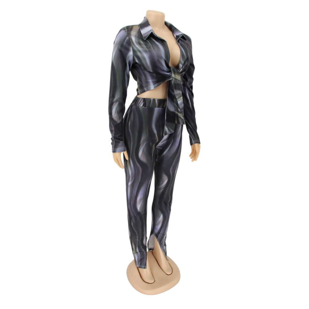 Women Clothing Special Top Product Special Printing High Elasticity Sexy Suit