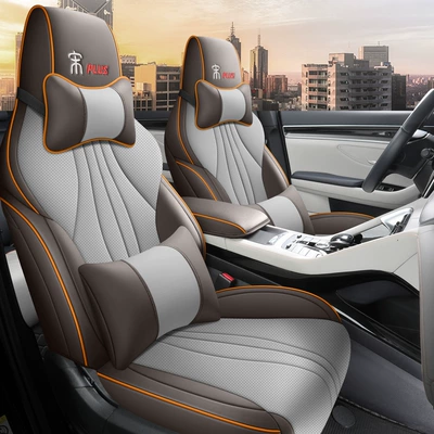 Edition seat cover four seasons — Modelə uyğun (Original) oturacaq örtükləri - warm-yang-brown-deluxe-edition-five-seater-dedicated-to-songplusfully-surrounded