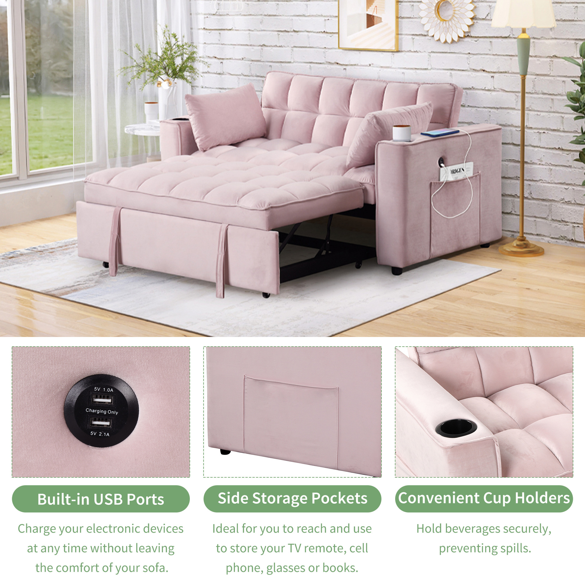 Tecnología de tela sin lavado sofá pequeño tipo de casa doble minimalista lujoso látex sala de estar triple combinación de alquiler