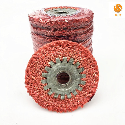 Dongda pulido rueda de cáñamo 100 * 16 púrpura Lixiang molino de ángulo pulido rueda de tela 4 pulgadas Yangjiang