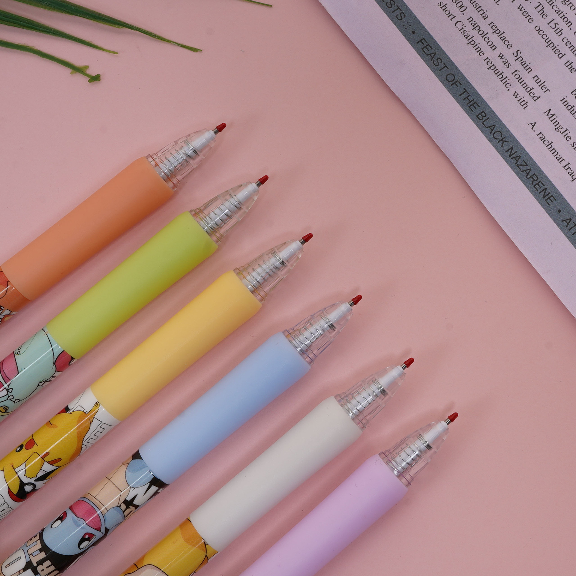 Nuevo HJ - 1158 Pikachu caja ciega lápiz animado de alto valor facial Elf Pokémon aleación parche lápiz neutro