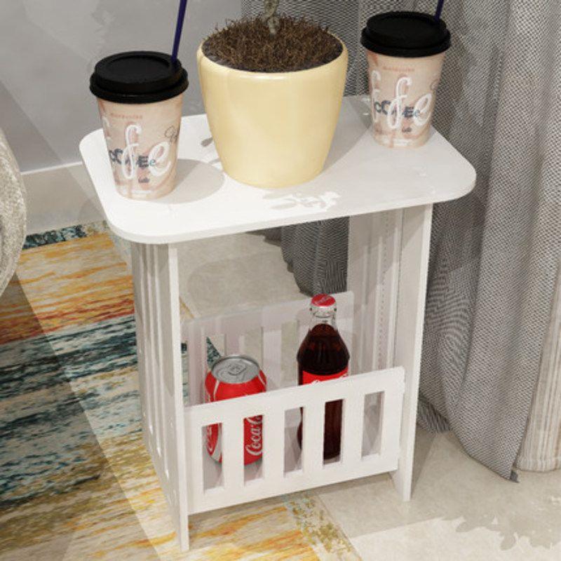 Moderno y simple mesa de cabecera nórdica, armario de dormitorio, pequeño armario junto a la cama, simple sala de estar, mesa cuadrada creativa