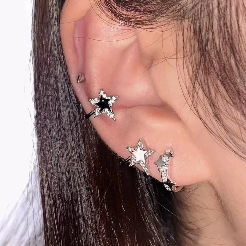 Аксессуар, серьги из нержавеющей стали, 2 карата