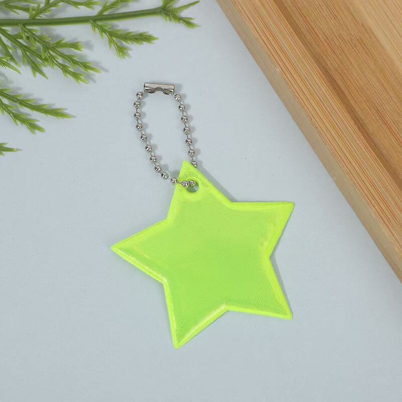 Reflective Five-Pointed Star Pendant Decoration, Five-Pointed Star Pvc Pendant, Star Keychain, Five-Pointed Star Reflective Ornament Reflective Five-Pointed Star Pendant Decoration, Five-Pointed Star Pvc Pendant, Star Keychain, Five-Pointed Star Reflective Ornament