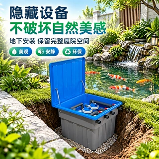 跨境热卖户外私家泳池无机房地埋一体机别墅泳池水循环过滤设备
